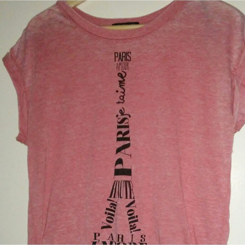 F21 Plus Eiffel Tower Burnout Tee XL - Picture 4 of 5